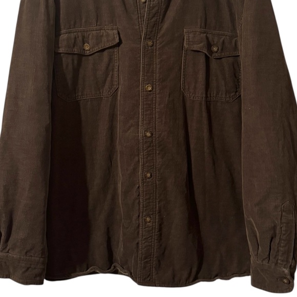Levi Strauss Corduroy Plaid Fleece lined shirt jacket shacket button down XXL - Picture 3 of 11